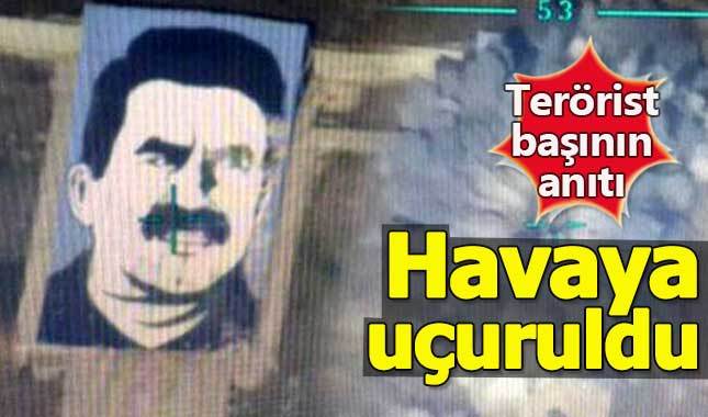 Abdullah Öcalan'ın sözde anıtı havaya uçuruldu
