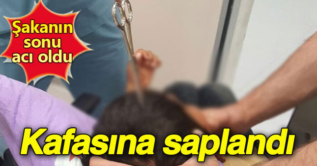 Abi kardeşin oyunu hastanede sonlandı