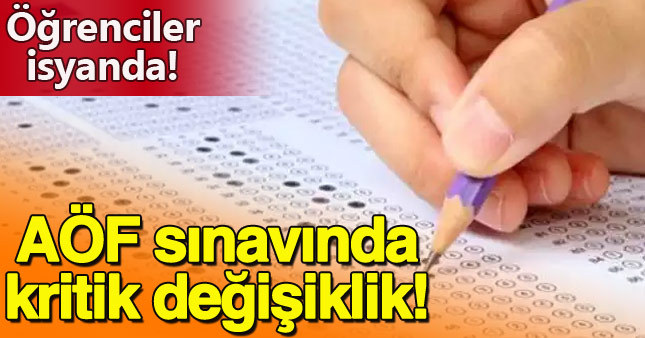 Açıköğretim Fakültesi sınavlarında o sistem değişti