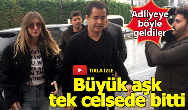 Acun Ilıcalı ve Şeyma Subaşı boşanmak için adliyeye geldi