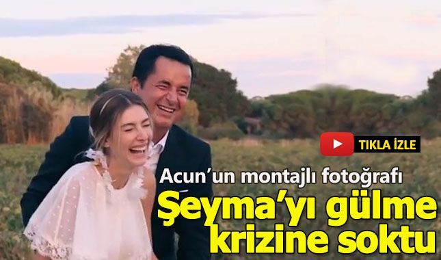 Acun Ilıcalı'nın eşi Şeyma Subaşı kocasının montajlı fotoğrafını görünce gülme krizine girdi