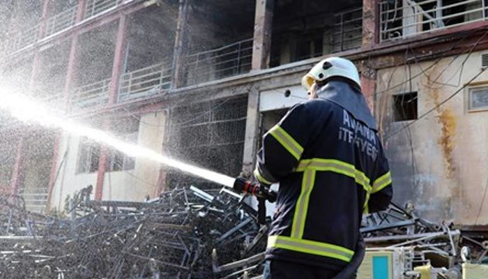 Adana'da hastanede yangın çıktı
