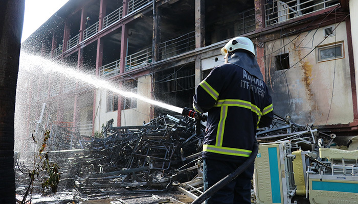 Adana'da hastanedeki yangın korkuttu