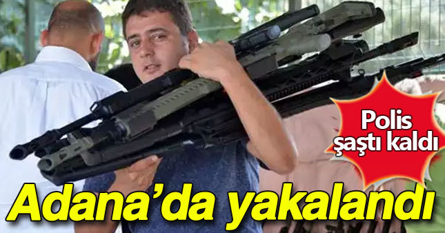Adana'da onlarca otomatik silah yakalandı