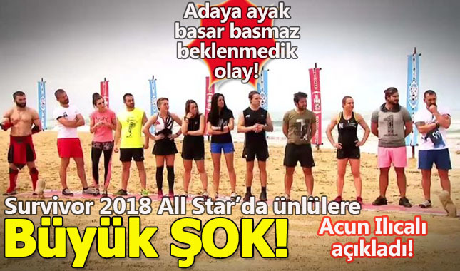 Adaya ayak basar basmaz beklenmedik olay!