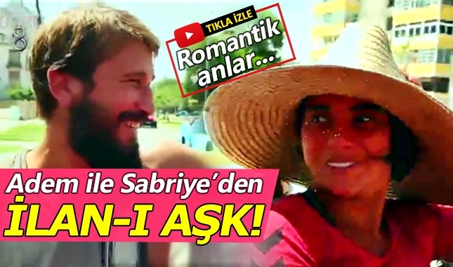 Adem ile Sabriye'den romantik aşk ilanı
