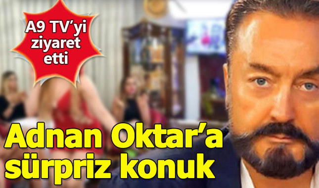 Adnan Oktar'ın kanalında sürpriz ziyaretçi