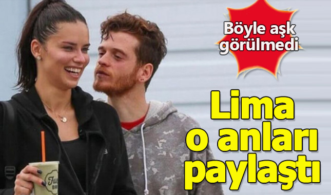 Adriana Lima, Metin Hara ile öpüştüğü anların videosunu paylaştı