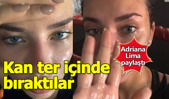 Adriana Lima'nın spor sonrası paylaşımı olay oldu