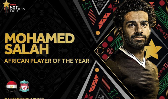 Afrika'da Yılın Futbolcusu Muhammed Salah oldu