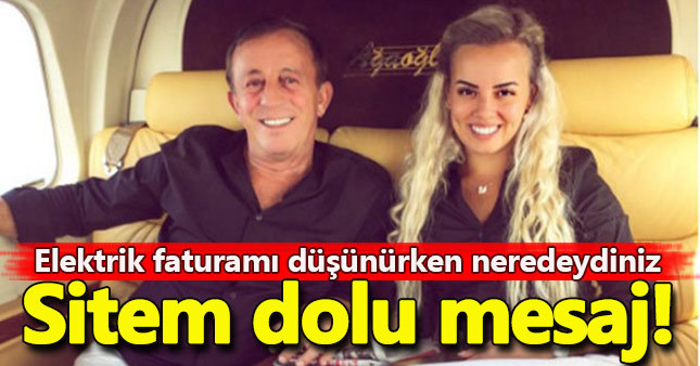 Ağaoğlu'nun sevgilisinden sitem dolu mesaj