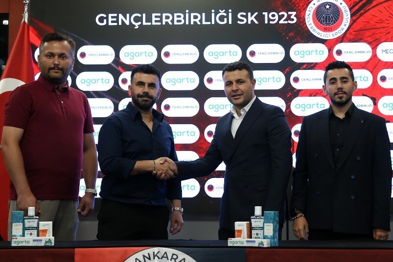 Agarta Kozmetik, Gençlerbirliği'nin Kozmetik ve Hijyen Sponsoru Oldu