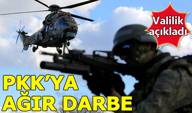 Ağrı'da PKK'ya ağır darbe