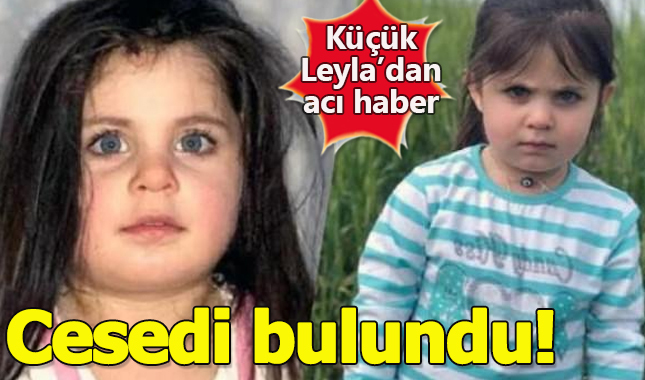 Ağrı'da kaybolan 4 yaşındaki Leyla'dan acı haber! Cesedi bulundu