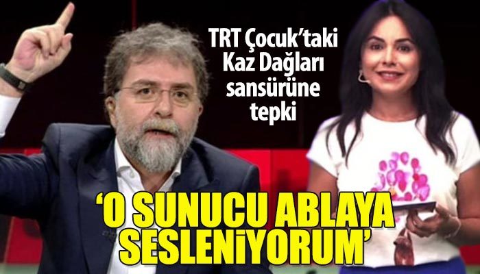 Ahmet Hakan'dan TRT Çocuk sunucusuna tepki