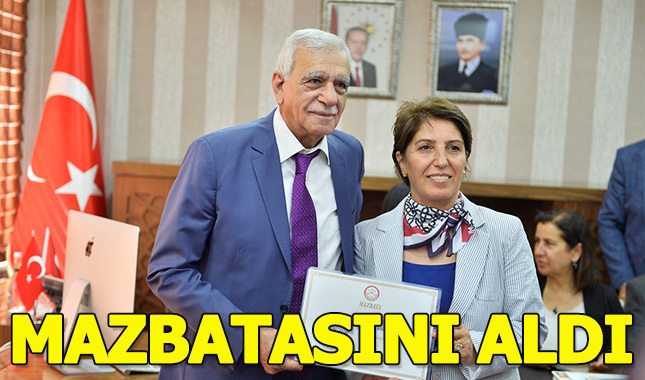 Ahmet Türk mazbatasını aldı