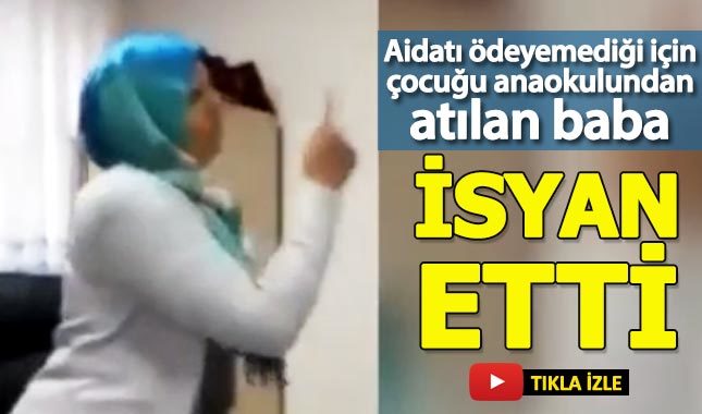 Aidatı ödeyemediği için çocuğu anaokulundan atılan baba isyan etti