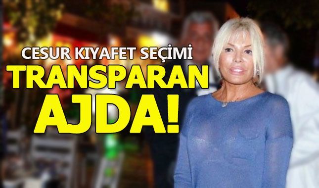 Ajda Pekkan'ın cesur kıyafet seçimi