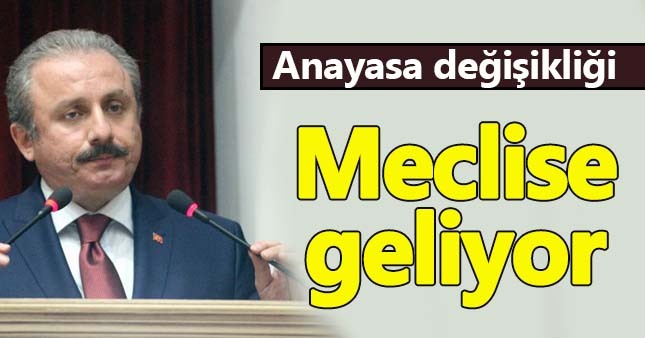 Ak Parti Anayasa değişikliğini meclise getiriyor