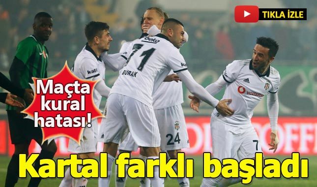 Akhisarspor 1-3 Beşiktaş maç özeti izle - Akhisar Beşiktaş maçında kural hatası mı var maç iptal mi edilecek?