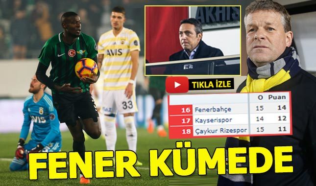 Akhisarspor 3-0 Fenerbahçe Geniş Maç Özeti (Video)