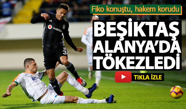 Alanyaspor 0-0 Beşiktaş Geniş Maç Özeti (Video)