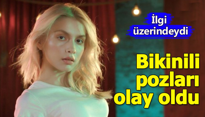 Aleyna Tilki bikinisiyle dikkatleri üzerine çekti