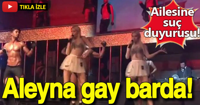 Aleyna Tilki gay barda!