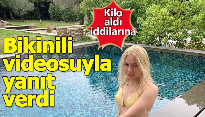 Aleyna Tilki'den kilo aldı iddialarına bikinisiyle tokat gibi cevap geldi