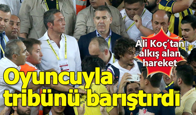 Ali Koç taraftar ile futbolcu arasında köprü oldu