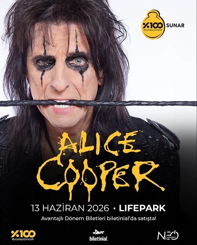 Alice Cooper İstanbul'da Yılın En Güçlü Rock Gösterisini Yapmaya Hazırlanıyor