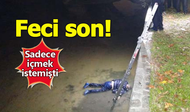 Alkol alan adamın feci sonu