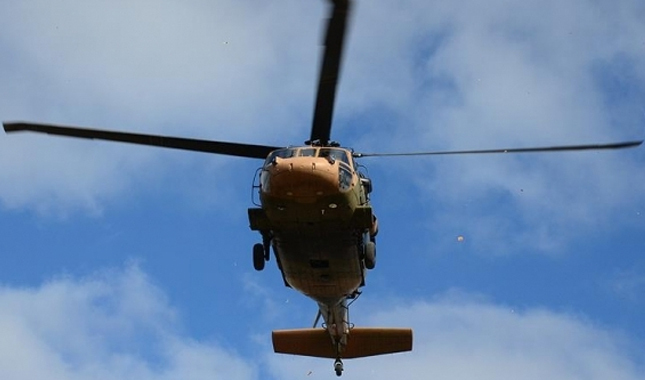 Alman helikopteri düştü:2 ölü