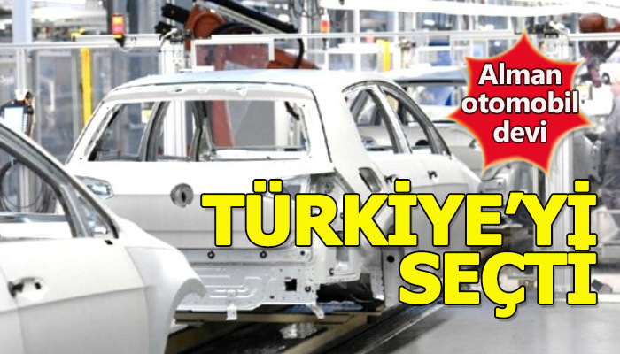 Alman otomobil markası Volkswagen yatırım için Türkiye'yi seçti