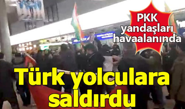 Almanya'da PKK yandaşları Türk yolculara saldırdı