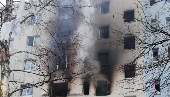 Almanya'da bir binada korkutan patlama! 25 yaralı!