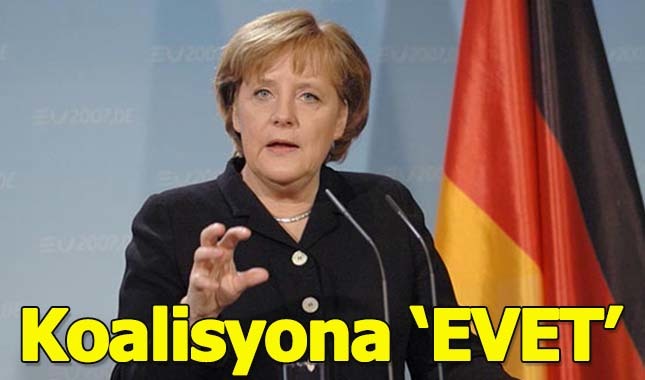 Almanya'da koalisyona 'EVET' geldi!