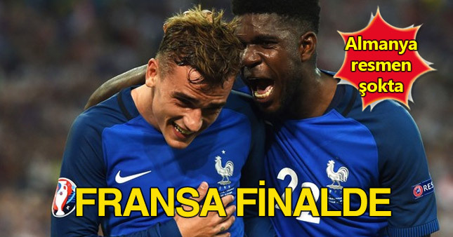 Almanya'yı yenen Fransa finalde