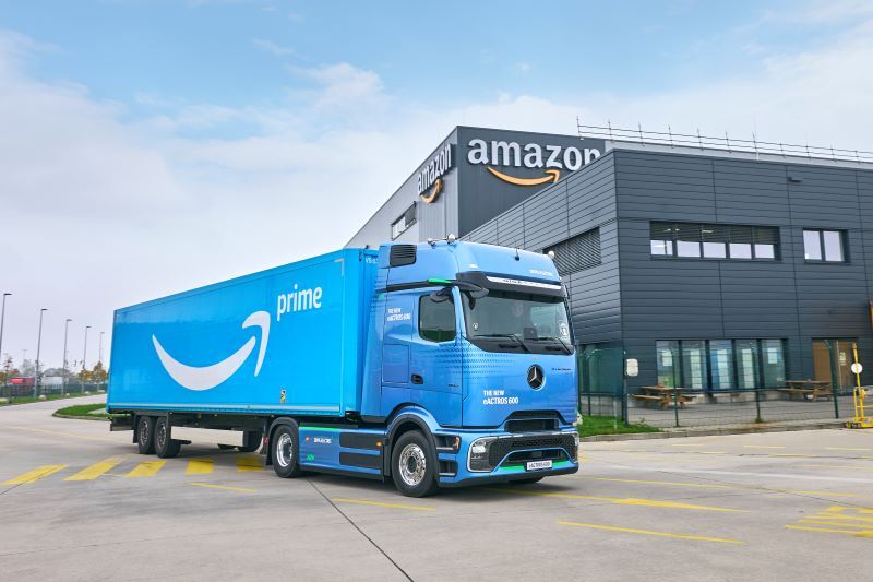 Amazon, şimdiye kadarki en büyük elektrikli ağır kamyon siparişini verdi