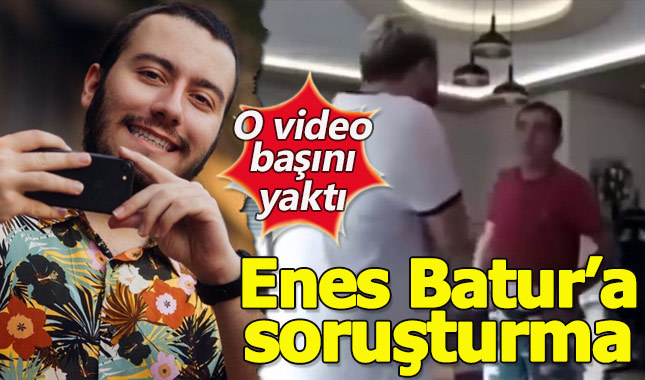 Amcasıyla çektiği video Enes Batur'un başını yaktı
