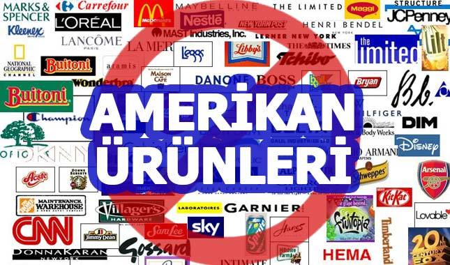 Amerikan ürünleri boykot listesi - Hangi markalar ABD malı?