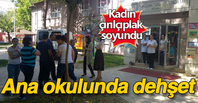 Ana okulunda bakıcı kadın gerginliği