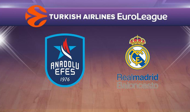 Anadolu Efes - Real Madrid basketbol maçı ne zaman saat kaçta hangi kanalda?