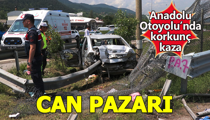 Anadolu Otoyolu'nda korkunç kaza