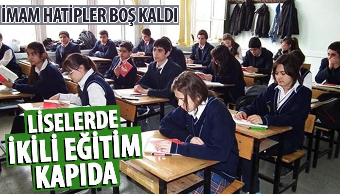 Anadolu liselerinde ikili eğitim kapıda