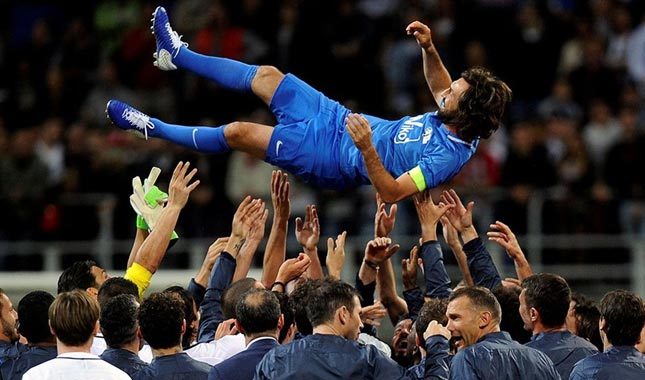 Andrea Pirlo jübilesini yaptı