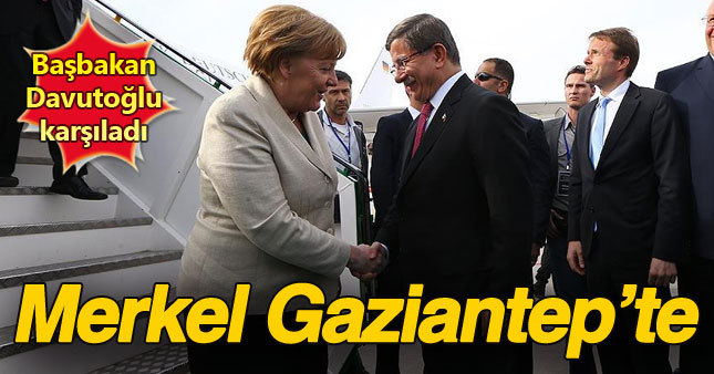 Angela Merkel Gaziantep'te