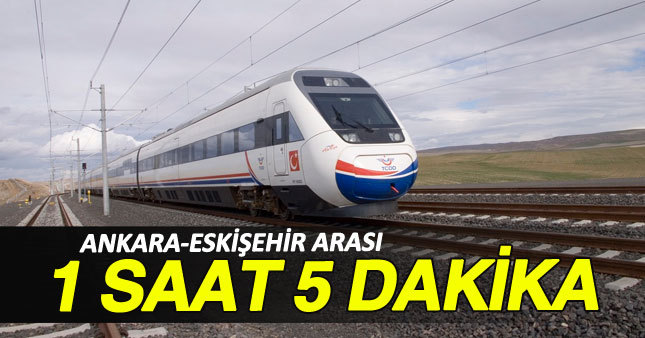 Ankara-Eskişehir arası hızlı trenle kısalacak