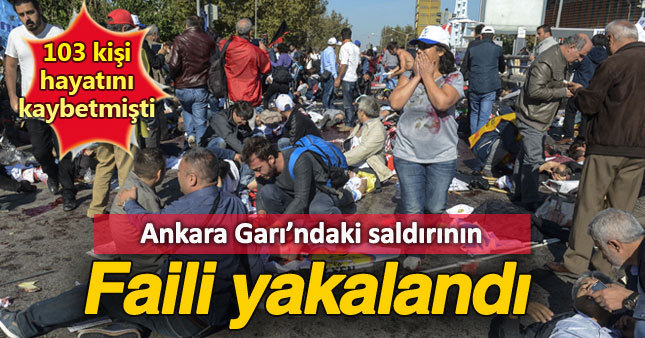 Ankara Garı saldırısının faili yakalandı