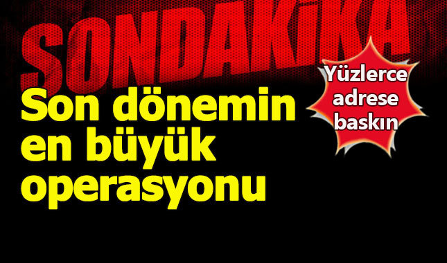 Ankara'da dev terör operasyonu: 100'den fazla gözaltı